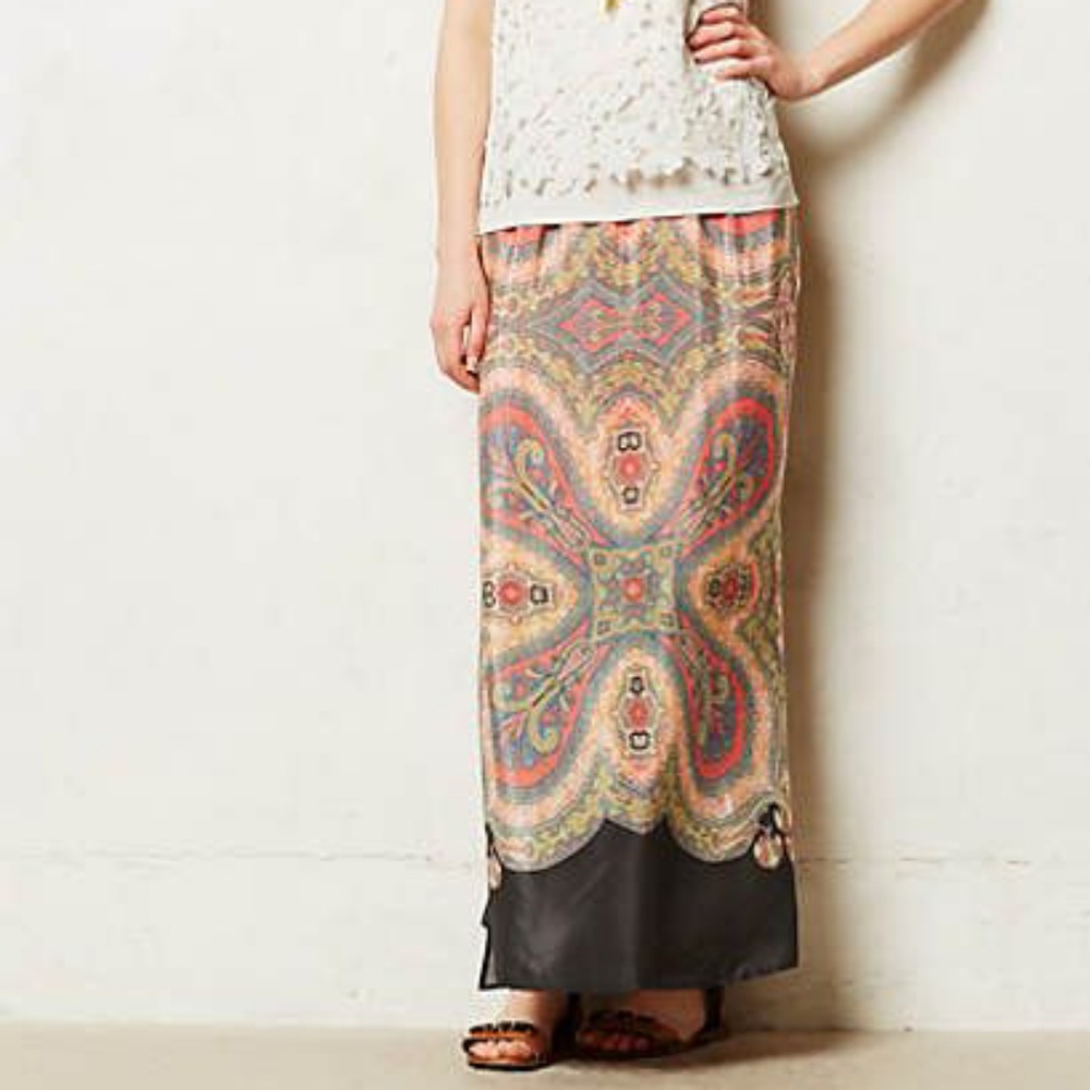 Anthropologie Palme maxi skirt